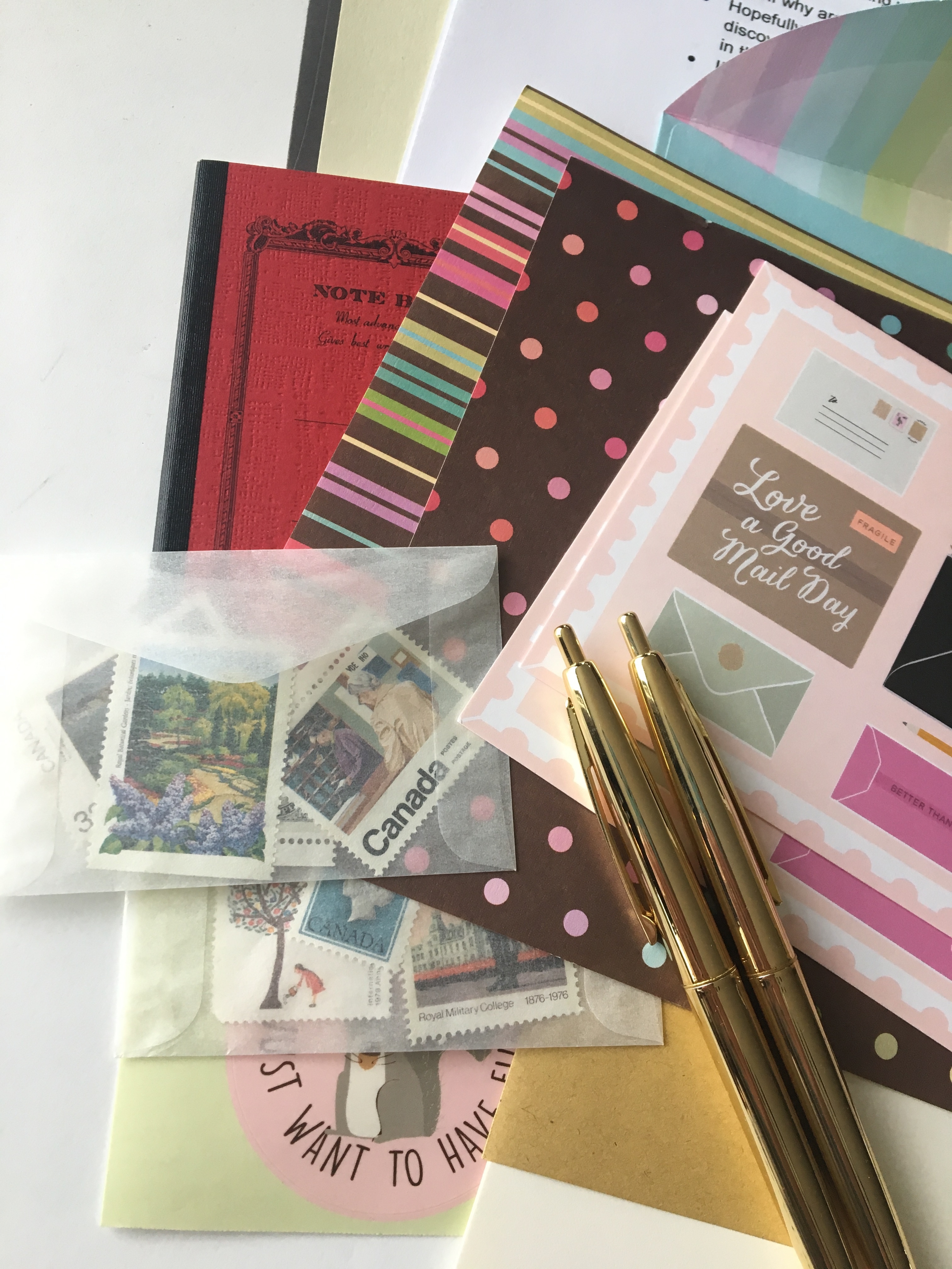 DIY Letter Writing Social kits available - rite while u can